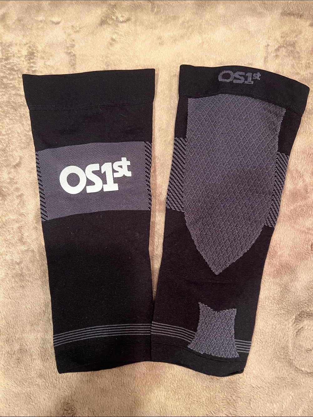 OS1ST Black Compression Calf Sleeves